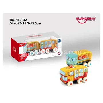 Vinyl Bus & Truck (2 Models, 6 Wheels)