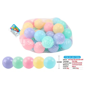 Mesh Bag Hang Tag 50 pcs 5.5 cm Play Balls