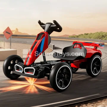 Electric Go Kart (Red, Gray, Black, Yellow)
