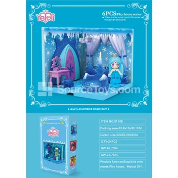 Ice Princess Assembly Dollhouse Room
