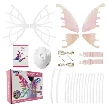 Electric Butterfly LED Wings Backpack for Kids Pretend Play