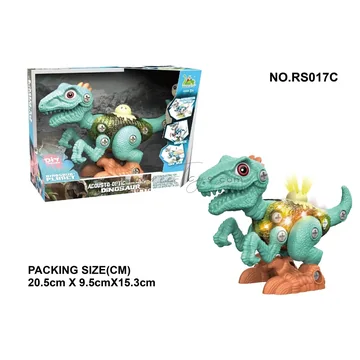 Large Sound & Light Assembly Dinosaur Toy