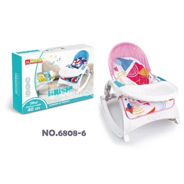 Multi-Function Rocking Chair with Tray