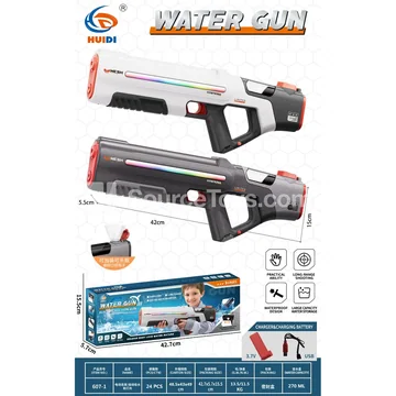 Electric Water Gun with Suction and Lights
