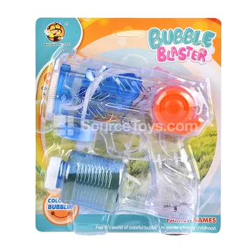 Transparent Mechanical Bubble Gun