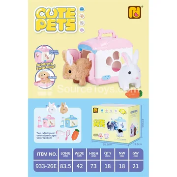 Electric Open-Door Pet House (Rabbit)