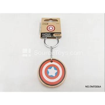 Round Charm Pendant  Superhero Shield