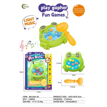 Whack-a-Mole with Lights & Music / Frog (Single Color)
