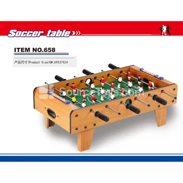 658 Wooden Tabletop Foosball Table