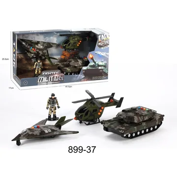 Inertia Light & Sound Military Playset