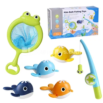 Fishing Net + Fishing Rod + 4 Magnetic Fish (TT512M)