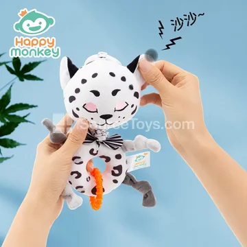 Newborn Black & White Music Pull Bell Baby Visual Tracking Crib Soother