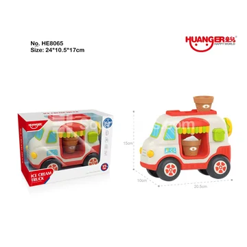 Ice Cream Cart Bubble Toy (Red)
