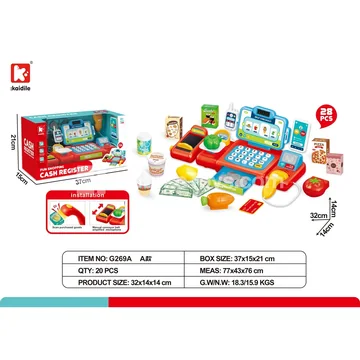 Smart Recognition Cash Register, 28 pcs