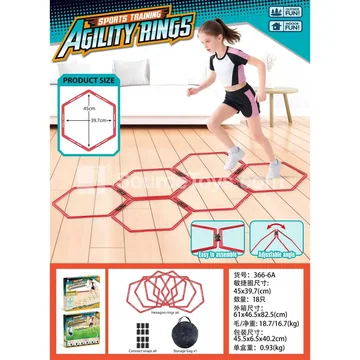 Hexagonal Agility Ring (Red)