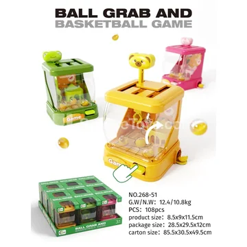 Fun Ball Catcher & Basketball Hoop 2-in-1 (9 Pcs)