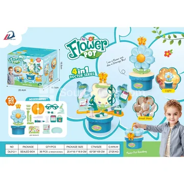 Glow-in-the-Dark 4-in-1 Doctor Pretend Play Set