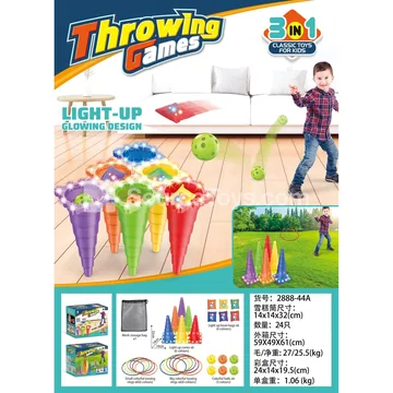 6-Color Glowing Traffic Cone Toy