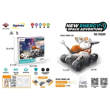 New Energy Space Rover STEAM Science Experiment DIY Assembly Educational Building Kit