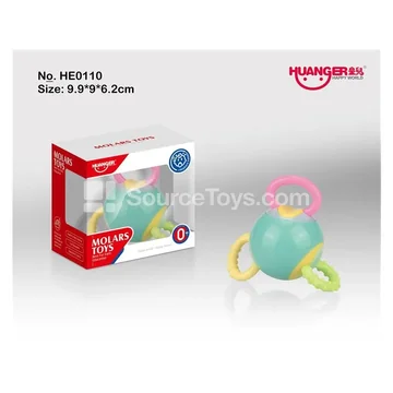 Solid Manhattan Twist Teether Ball