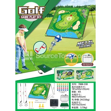 Golf Set with Iron Stand
