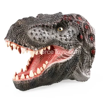 T-Rex Hand Puppet Head (Pe Bag + Hanging Card)