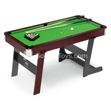 XJ8881 1.4M Foldable Pool Table with Cues and Balls