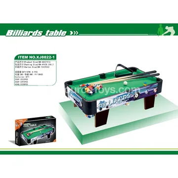 XJ8822-1 Tabletop Pool Table with Cues and Balls