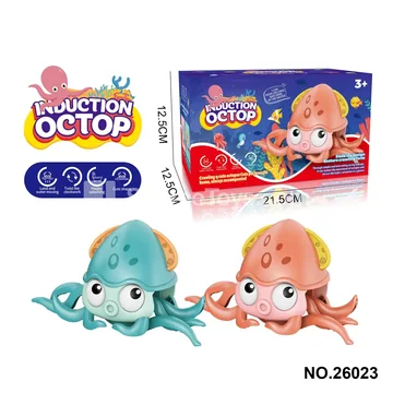 Pull-String Water-Play Octopus Bath Toy