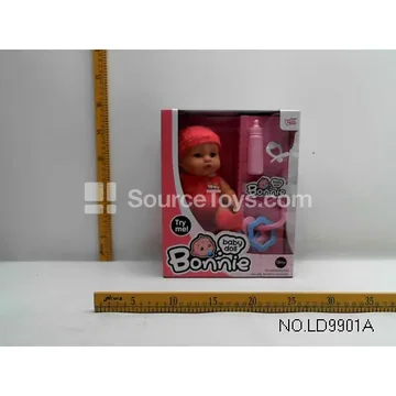 Vinyl Figure Doll 10" 12 Sounds All-Vinyl Boy Doll with Accessories