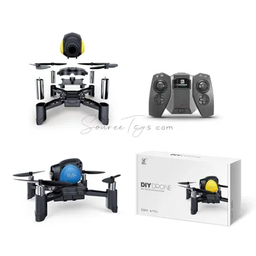 Quadcopter Drone 2-Pack (Yellow, Blue)