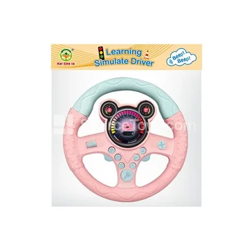 Simulated Steering Wheel 360° Rotation Pink
