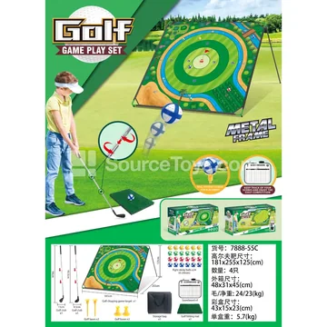 Golf Set with Iron Stand