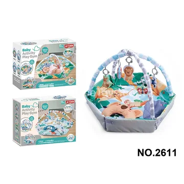 Infant Animal-Shaped Multi-Function Play Yard Mat (Hexagonal 4-in-1)