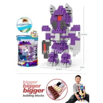 Shockwave Large-Piece Building Block Set, 222 Pieces (2849C6)