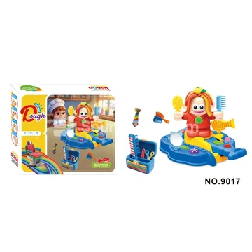 Gold Barber Pretend-Play Toy Set