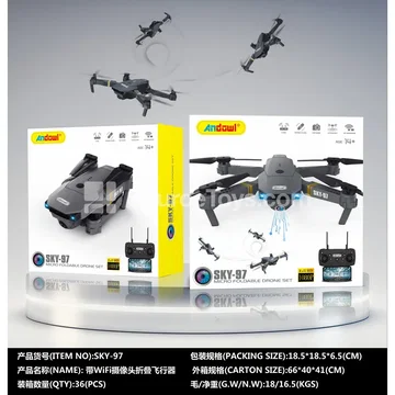 Remote Control Drone with WiFi Camera Foldable Quadcopter