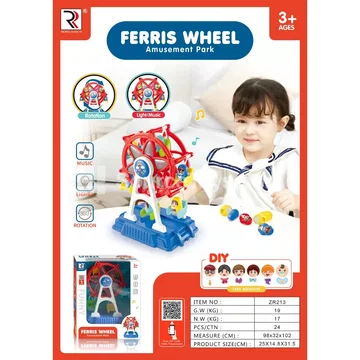 Ferris Wheel with Lights and Music