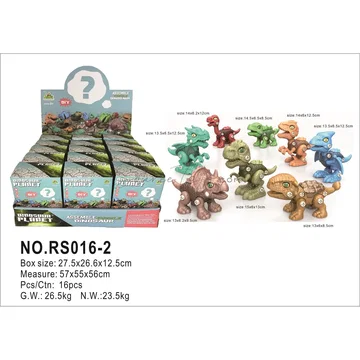 Small Disassembly Dinosaur Blind Box Set (15 pcs)