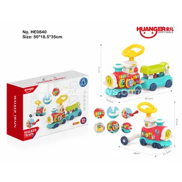 2-in-1 Baby Walker Train
