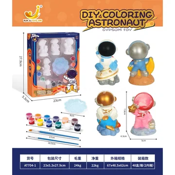 Painted Gypsum Space Set