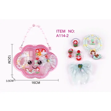 Cloud Handbag Necklace Mermaid Pretend-Play Jewelry Set