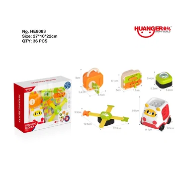 Building Block Cartoon Vehicle