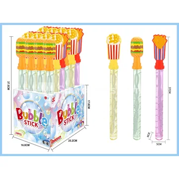 French Fries Burger Popcorn Bubble Wand