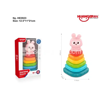 Vinyl Rabbit Stacking Toy