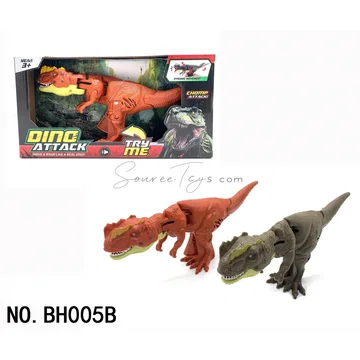 Press and Swing Dinosaur Toy with Sound, Red Crest, 2-Color Assortment
