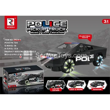 Electric Police Ride-On Car