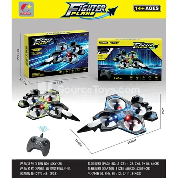 Remote Control Plastic Fighter Jet