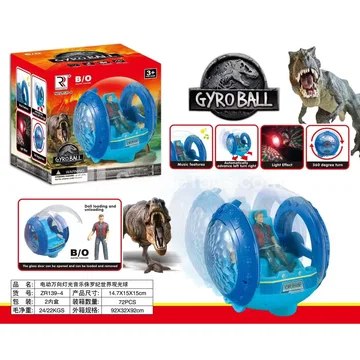 Electric All-Way Light & Music Jurassic Tour Globe