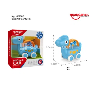 Cartoon Dinosaur Ride-on (Blue Brontosaurus)  Model C